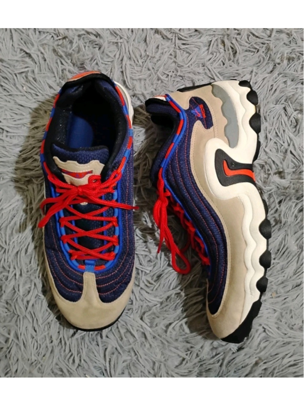 Nike Air ACG Skarn Sand/Racer Blue Men Size 10 Outdoor Sneakers CD2189-200